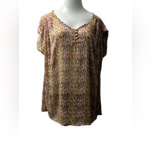 Women’s Plus Size All Over Print Oversize Tunic Top